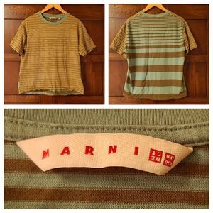 Marni Uniqlo Collab Striped Tshirt